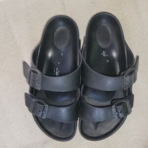 Birkenstock Arizona EVA Kids Black Sandals Size 34 Kids 3-3.5